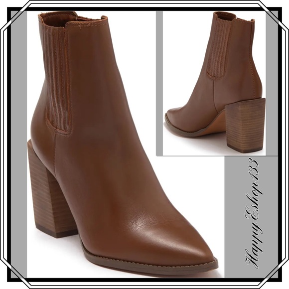 Steve Madden Womens Acton Block Heel 
